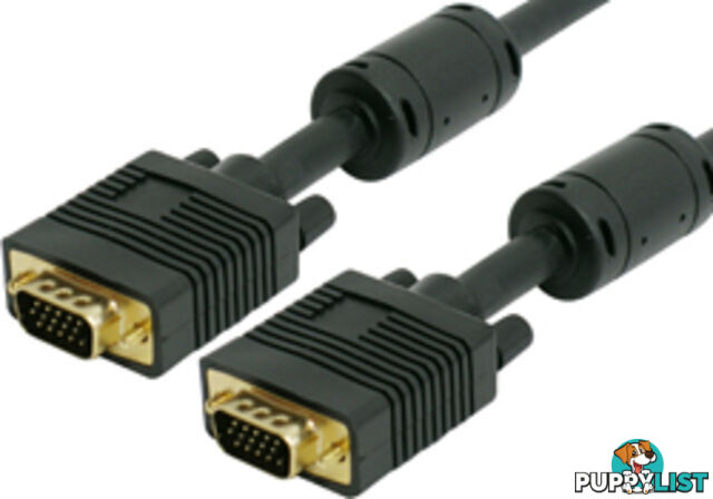 Comsol H15MM-10-H 10M VGA Monitor Cable 15 Pin Male to 15 Pin Male - Comsol - 9332902005922 - H15MM-10-H