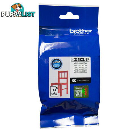 Brother LC-3319XLBK LC-3319XL Black Ink 3K - Brother - 4977766767255 - LC-3319XLBK