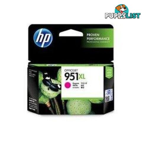 HP 951XL Magenta Officejet Ink CartridgeCN047AA - HP - 193424494873 - CN047AA