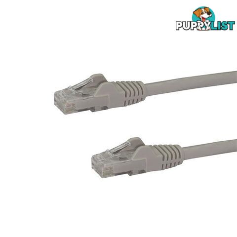 StarTech N6PATC2MGR 2m Gray Snagless UTP Cat6 Patch Cable - StarTech - 065030856584 - N6PATC2MGR