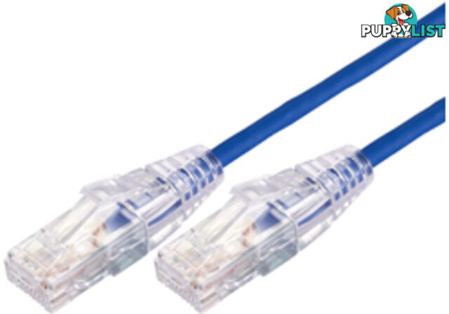 Comsol UTP-05-C6A-UT-BLU 5m RJ45 Cat 6A Ultra Thin Patch Cable - Blue - Comsol - 9332902018540 - UTP-05-C6A-UT-BLU