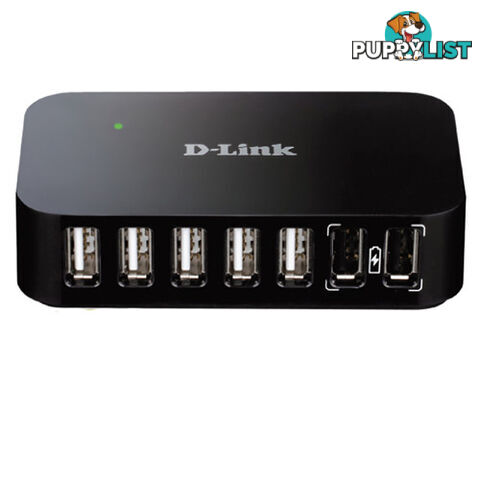 D-Link DUB-H7 High Speed USB2.0 7 Port Powered Hub - DUB-H7 - D-Link - 790069252396 - DUB-H7