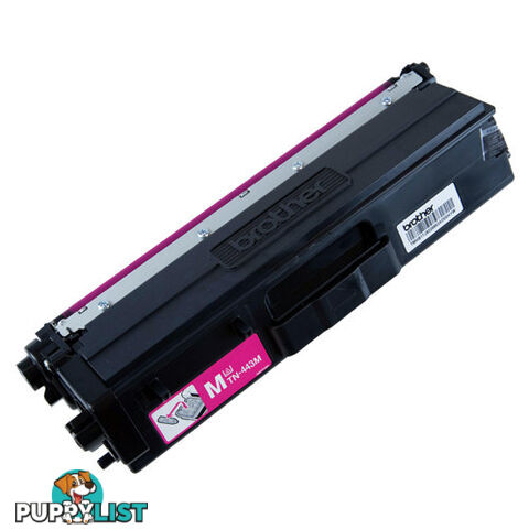 Brother TN-443M High Magenta Toner HL-L8260CDN HL-8360CDW MFC-L8690CDW MFC-L8900CDW 4K - Brother - 4977766772303 - TN-443M