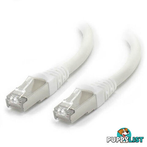 Alogic C6A-02-White-SH 2m White 10GbE Shielded CAT6A LSZH Network Cable - Alogic - 9350784005922 - C6A-02-White-SH