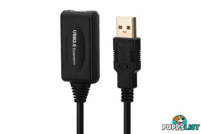 Klik KU2AE05 5m USB 2.0 Active Extension Cable A male to A Female - Comsol - 9332902020079 - KU2AE05