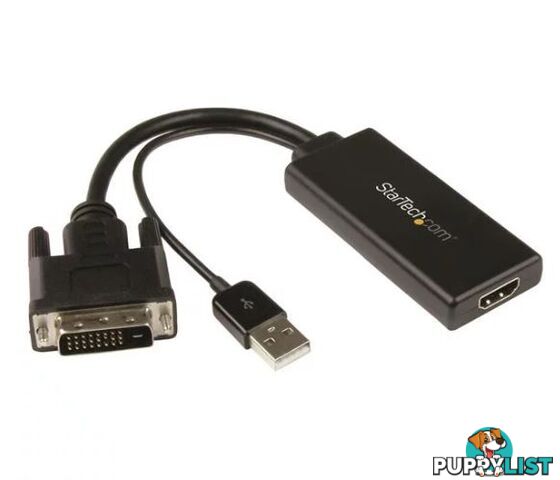 StarTech DVI2HD DVI to HDMI Video Adapter with USB Power and Audio - 1080p - StarTech - 065030864121 - DVI2HD