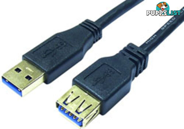 Comsol USB3-AA-01 1M USB 3.0 SuperSpeed Extension Cable (A)Male - (A)Female - Comsol - 9332902001597 - USB3-AA-01