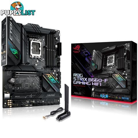 ASUS ROG STRIX B660-F GAMING WIFI LGA1700 DDR5 Motherboard - ASUS - 4711081552185 - ROG STRIX B660-F GAMING WIFI