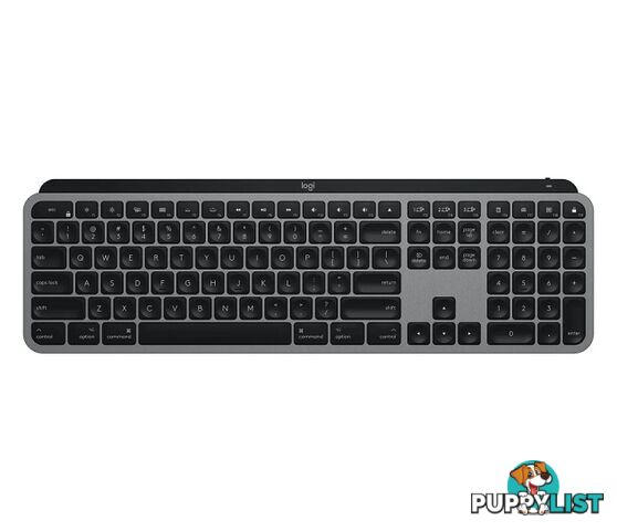 Logitech 920-009560 MX KEYS Advanced Keyboard For MAC, Unifying Receiver Or Bt, Space Gray, 1YR WTY - Logitech - 097855158659 - 920-009560