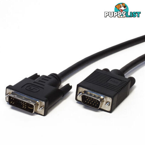 Alogic DVI-I-VGA-02-MM 2m DVI-I to VGA Video Cable Male to Male - Alogic - 9350784002273 - DVI-I-VGA-02-MM