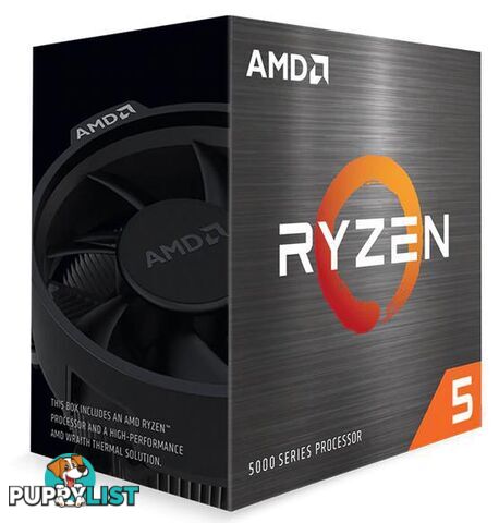 AMD 100-100000927BOX Ryzen 5 5600 AM4 3.5Ghz CPU Processor with Wraith Stealth Cooler - AMD - 730143314190 - 100-100000927BOX