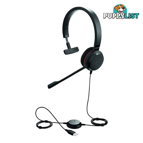 Jabra 4993-829-409 Evolve 20 UC Mono SE Headset - Jabra - 70648701843 - 4993-829-409