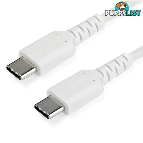 Startech RUSB2CC1MW Cable White USB C Cable 1m - StarTech - 065030886628 - RUSB2CC1MW