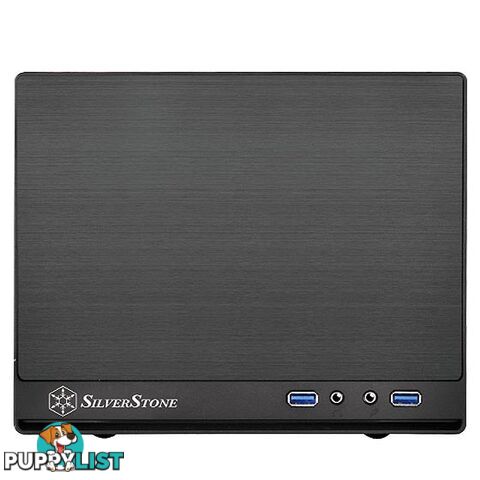 Silverstone SST-SG13B-Q Sugo Series SG13 Black Mini ITX Case - Silverstone - 4710007221990 - SST-SG13B-Q