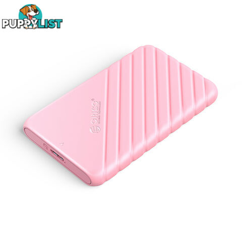 Orico 25PW1-U3-PK 2.5" SATA HDD/SSD Enclosure Pink - Orico - 6941788854536 - ORICO-25PW1-U3-PK