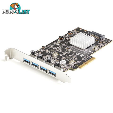 StarTech PEXUSB314A2V2 4-Port USB PCIe Card 3.1 Gen 2 - 2 Chips - StarTech - 0065030887410 - PEXUSB314A2V2