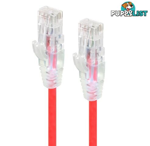 Alogic C6S-05RED 5m Red Ultra Slim Cat6 Network Cable UTP 28AWG - Alogic - 9350784011442 - C6S-05RED