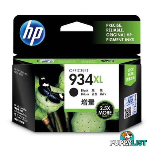 HP C2P23AA 934XL Black Ink Cartridge - HP - 888182787915 - C2P23AA