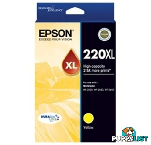 Epson T294492 High Capacity DURABrite Ultra Yellow ink(Epson WorkForce WF-2630| WF-2650| WF-2660) - Epson - 9314020617188 - T294492