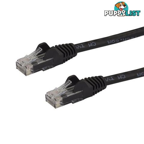 Startech N6PATC150CMBK 1.5 m Cable Black CAT6 Patch Cord - StarTech - 065030861212 - N6PATC150CMBK