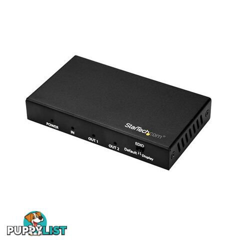 StarTech ST122HD202 HDMI Splitter - 2 Port - 4K 60Hz - StarTech - 065030880404 - ST122HD202