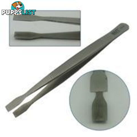 Small Part Handling Tweezers with Flat Tip BEST-12.XF - Generic - BEST-12.XF