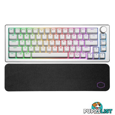 Cooler Master CK-721-SKTR1-US Masterkeys Wireless Mechanical Keyboard CK721 RGB Red - White Edition - Cooler Master - 884102087929 - CK-721-SKTR1-US