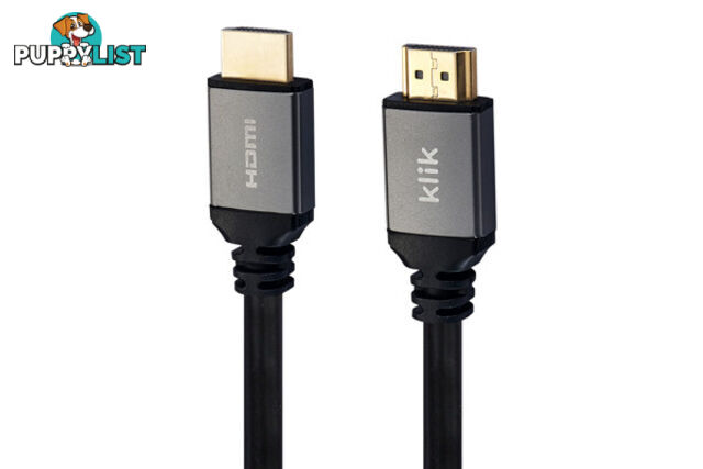 Klik KHM015 1.5m High Speed HDMI Cable with Ethernet - Male to Male - Klik - 9332902019714 - KHM015