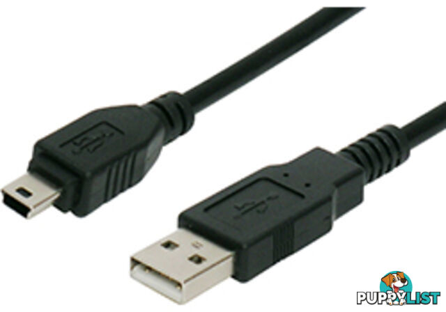 Comsol USB2-AMB-02 2M USB 2.0 cable type A male-Mini B male - 480Mbps - Comsol - 9332902007650 - USB2-AMB-02