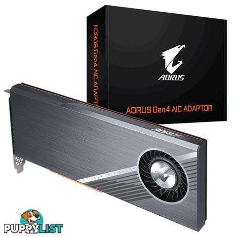 GIGABYTE GC-4XM2G4 AORUS Gen4 AIC Adaptor - Gigabyte - 4719331807610 - GC-4XM2G4