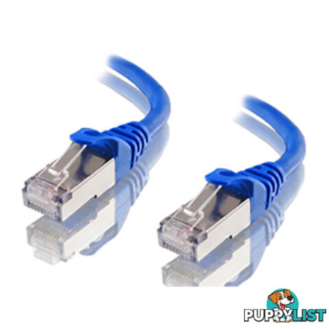 Alogic C6A-01-Blue-SH 1m 10G Shielded CAT6A LSZH Network Cable - Blue - Alogic - 9319866088826 - C6A-01-Blue-SH