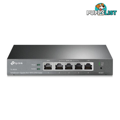 TP-Link TL-ER605 SafeStream Gigabit Multi-WAN VPN Router - TP-Link - 6935364089597 - TL-ER605