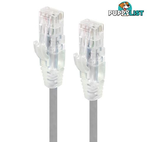 Alogic C6S-02GRY 2m Grey Ultra Slim Cat6 Network Cable UTP 28AWG - Alogic - 9350784011282 - C6S-02GRY