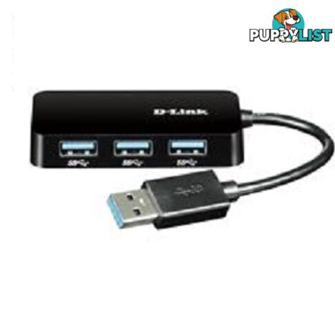 D-Link 4-Port SuperSpeed USB 3.0 Portable Hub - DUB-1341 - D-Link - 790069405594 - DUB-1341