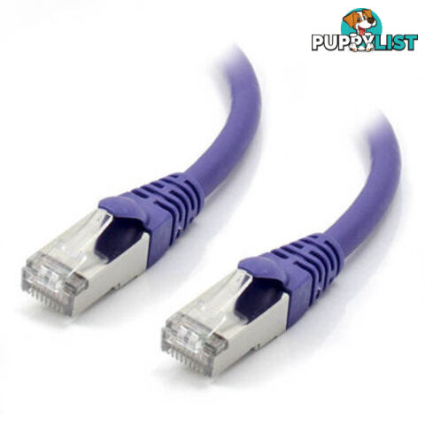 Alogic C6A-0.5-Purple-SH 0.5M Purple 10GbE Shielded CAT6A LSZH Network Cable - Alogic - 9350784007254 - C6A-0.5-Purple-SH