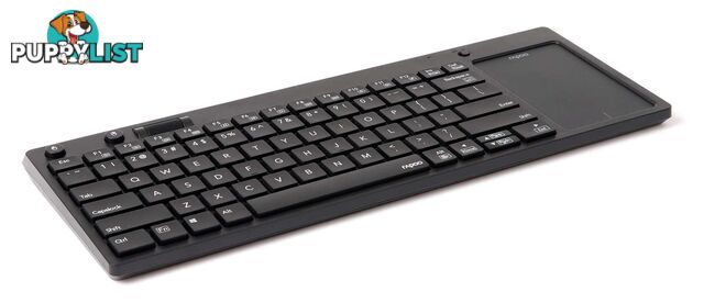 Rapoo K2800-BLK K2800 Wireless Keyboard with Touchpad & Entertainment Media Key - Rapoo - 6940056189189 - K2800-BLK