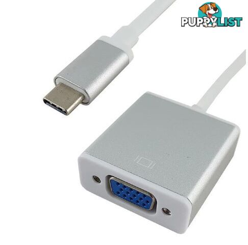 Shintaro SH-ADUSBCVGA USB-C to VGA Adapter - Shintaro - 9328257006691 - SH-ADUSBCVGA