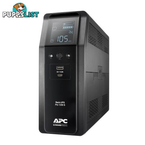 APC BR1200SI Back UPS Pro BR 1200VA, Sinewave,8 Outlets, AVR, LCD interface - APC - 0731304346890 - BR1200SI