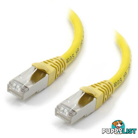 Alogic C6A-0.5-Yellow-SH 0.5m Yellow 10G Shielded CAT6A LSZH Network Cable - Alogic - 9350784007414 - C6A-0.5-Yellow-SH