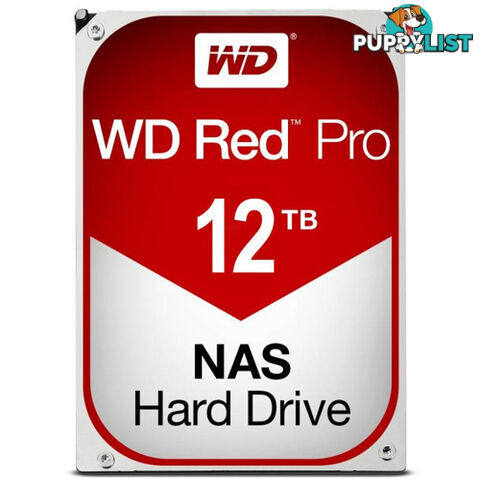 WD WD121KFBX Red Pro 12TB NAS HARD DRIVE - WD - 718037866246 - WD121KFBX