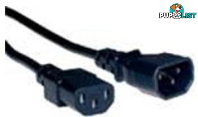 Power Cable - IEC-C14 Male to IEC-C13 Female 1M RC-3080-010 - Generic - 9341756014608 - RC-3080-010