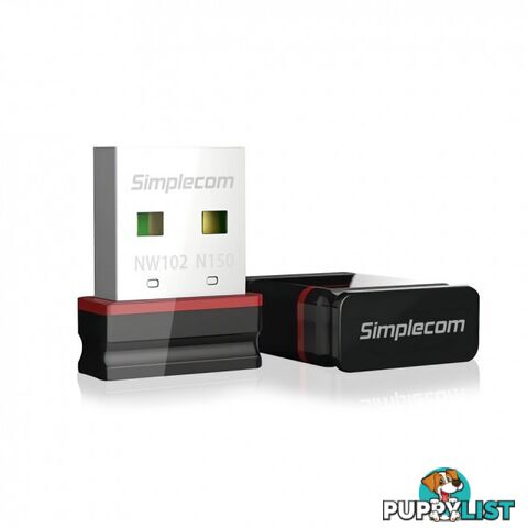 Simplecom NW102 N150 2.4GHZ 802.11n Nano USB Wifi Wireless Adapter - Simplecom - 9350414002291 - NW102