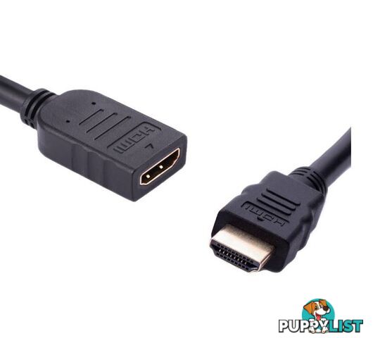 8ware RC-HDMIEXT2 2m High Speed HDMI Extension Cable Male to Female - 8ware - 9341756008614 - RC-HDMIEXT2