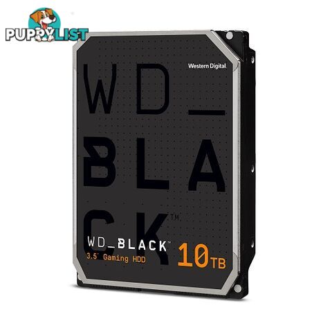 WD WD101FZBX Black 10TB 3.5' HDD SATA 6gb/s 7200RPM 256MB Cache CMR Tech for Hi-Res Video Games 5yrs Wty - WD - 0718037882420 - WD101FZBX