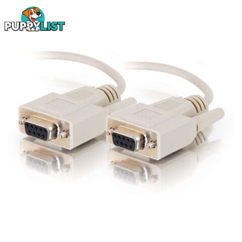 Alogic DB9-10-FF-NM 10m DB9 to DB9 Serial Null Modem (Cross Over) Cable - Female to Female - Alogic - DB9-10-FF-NM