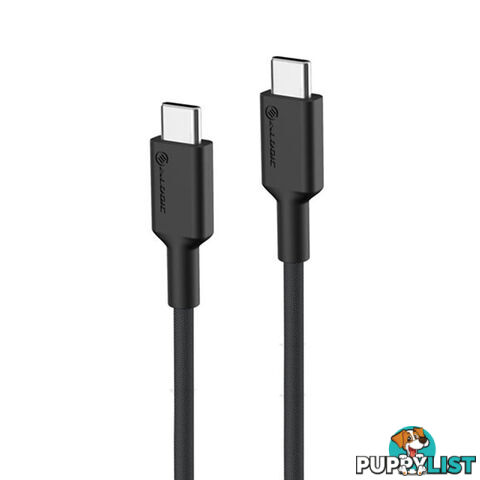 Alogic ELPCC202-BK Elements Pro USB 2.0 USB-C to USB-C Cable 2m Black 5A/480Mbps Black - Alogic - 9350784020666 - ELPCC202-BK