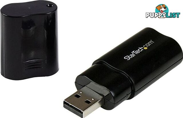 StarTech ICUSBAUDIOB USB Audio Adapter External Sound Card - StarTech - 065030831710 - ICUSBAUDIOB