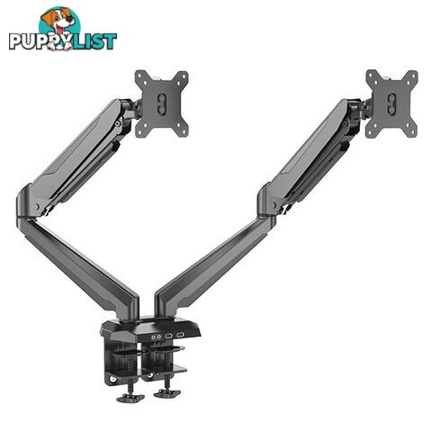 Vision Mount VM-GM224U GasSpring DeskClamp Aluminium Dual LCD Monitor Arm - Generic - 6943069501603 - VM-GM224U