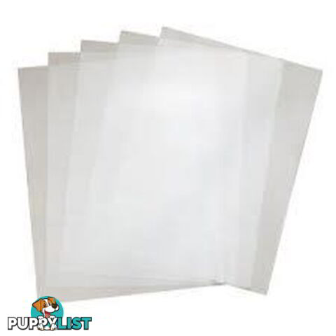 A4 0.2mm Transparent Binding Cover Pack of 100 A4BINDINGCOVER100 - Generic - A4BINDINGCOVER100