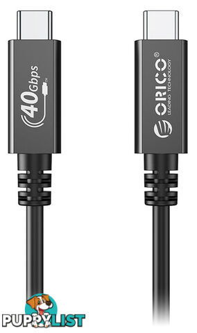 Orico U4A08-BK-BP USB 4 Type-C Cable 0.8m - Orico - 6936761887847 - ORICO-U4A08-BK-BP